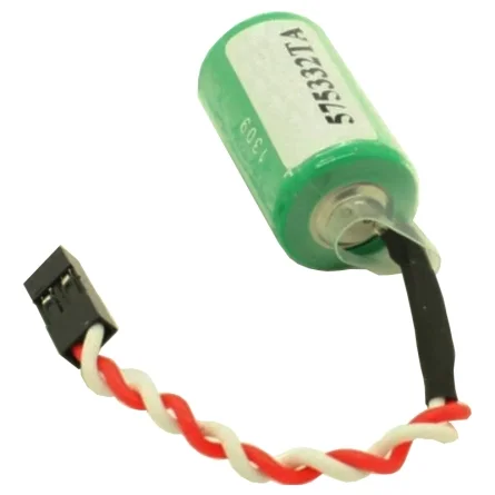 Replacement Battery Siemens 575332TA LiMnO2 Cell + Connector for Programmable Logic Controller (PLC) 3V - 950mAh