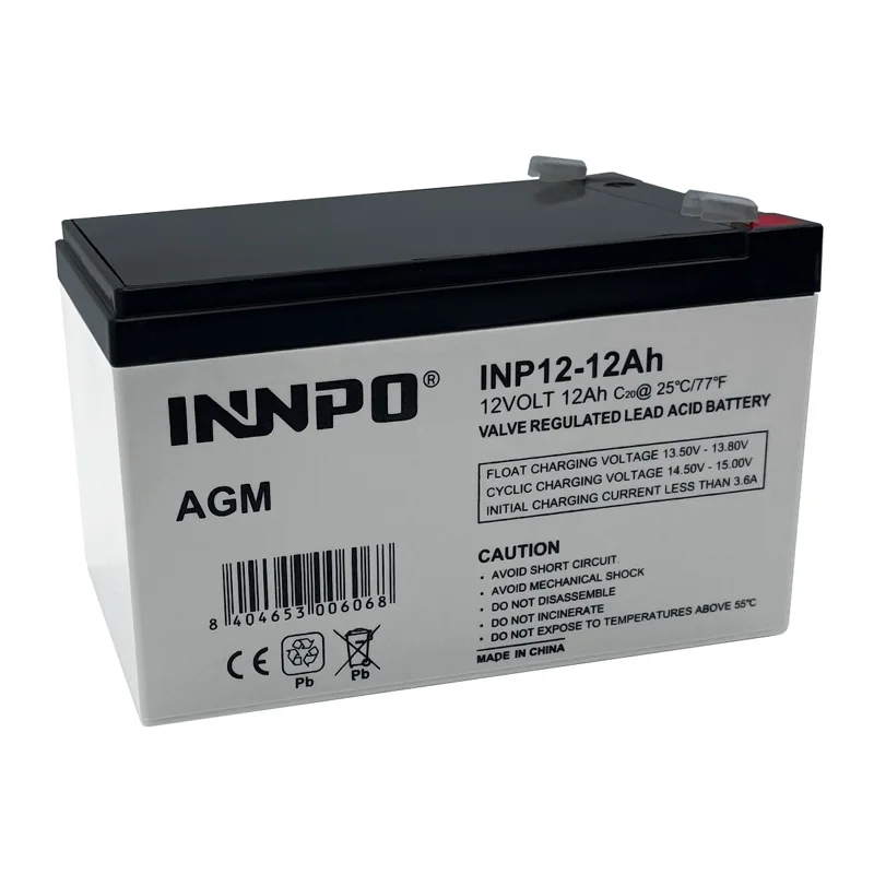 Lead-Acid AGM Battery 12V 12A