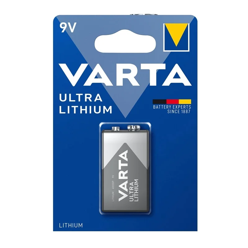 Lithium Batteries Varta 9V Ultra Lithium (1 Unit)