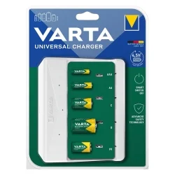 Varta universal charger for AAA, AA, C, D, 9V Ni-Mh rechargeable...