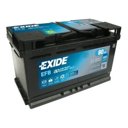 Battery Exide Start Stop EFB EL800 80Ah