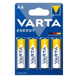 Varta AA Energy Alkaline Batteries (4 Units)