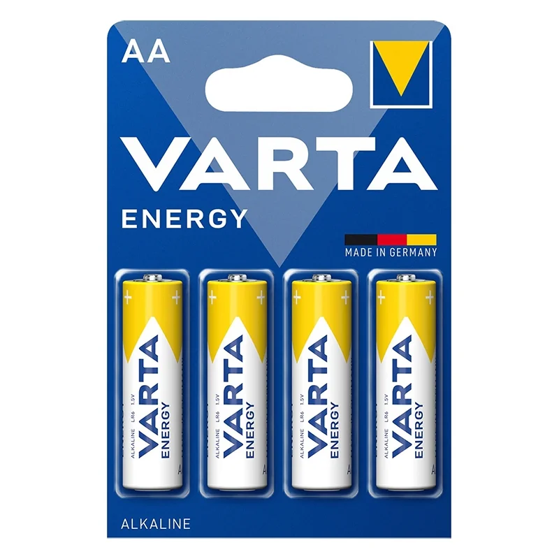 Varta AA Energy Alkaline Batteries (4 Units)
