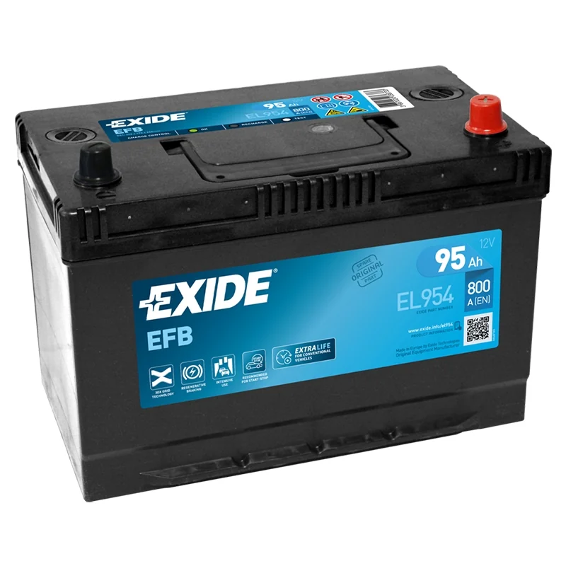 Battery Exide Start Stop EFB EL954 95Ah