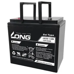 Lead-Acid GEL Battery 12V 55Ah LONG LG55-12N