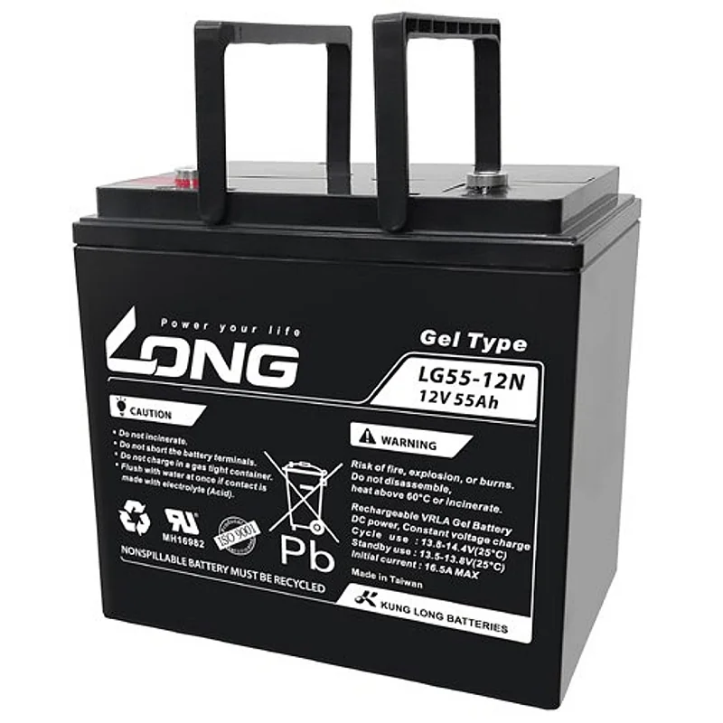 Lead-Acid GEL Battery 12V 55Ah LONG LG55-12N