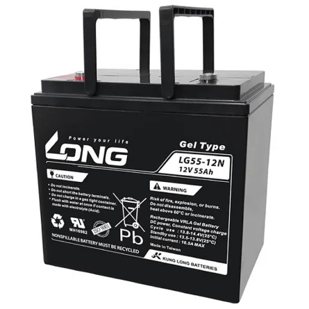 Lead-Acid GEL Battery 12V 55Ah LONG LG55-12N