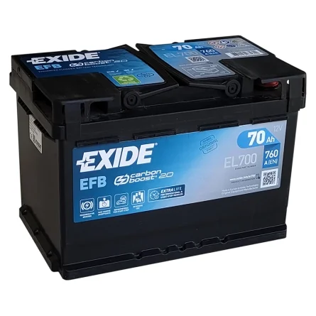 Battery Exide Start Stop EFB EL700 70Ah