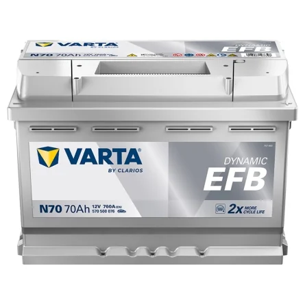 Battery Varta N70 Start Stop EFB 70Ah