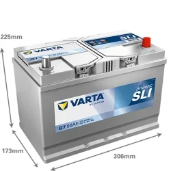 Battery Varta G7 SLI 95Ah