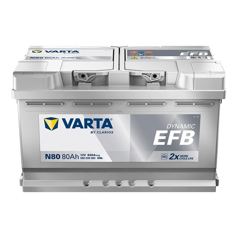 Battery Varta N80 Start Stop EFB 80Ah