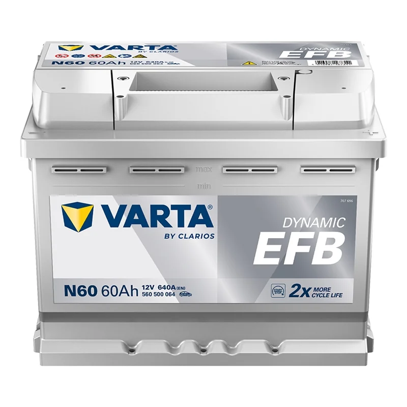 Battery Varta N60 Start Stop EFB 60Ah