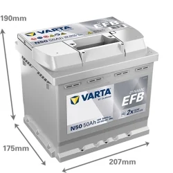 Battery Varta N50 Start Stop EFB 50Ah