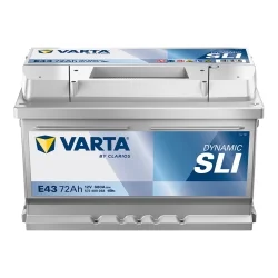 Battery Varta E43 SLI 72Ah