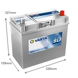 Battery Varta B32 SLI 45Ah