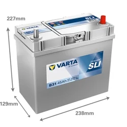 Battery Varta B31 SLI 45Ah