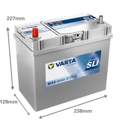 Battery Varta B33 SLI 45Ah