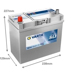 Battery Varta B34 SLI 45Ah