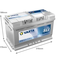 Battery Varta F19 SLI 85Ah