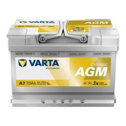 Battery Varta A7 Start Stop AGM 70Ah