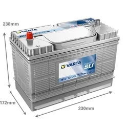 Battery Varta H17 SLI 105Ah