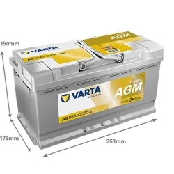 Battery Varta A5 Start Stop AGM 95Ah
