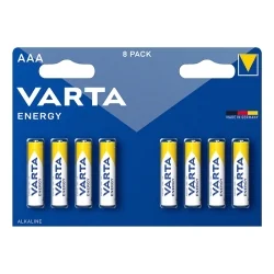 Varta Energy AAA Alkaline Batteries (8 Units)