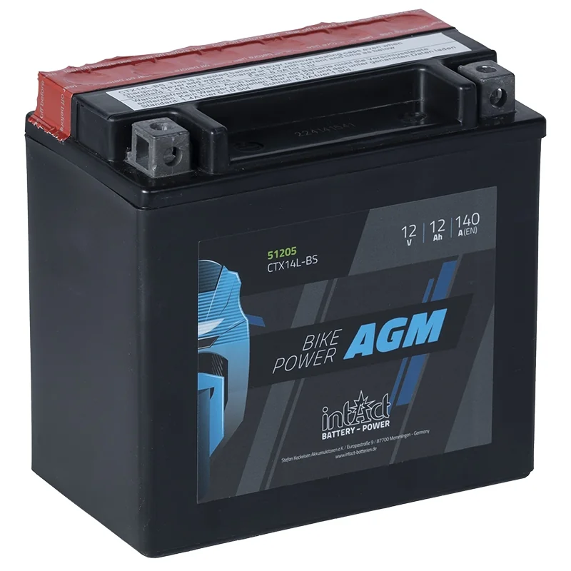 Battery IntAct AGM CTX14L-BS 12Ah 140A