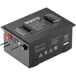 LiFePO4 Battery 51.2V 100Ah with Charger, LCD Display & Bluetooth |...