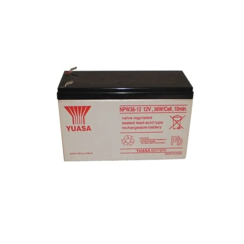 Lead-Acid AGM Battery 12V 7Ah YUASA NP7-12