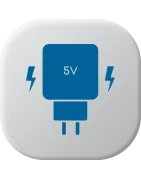 charger, adapter with output 5 volts.