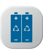 Batteries use non-rechargeable industrial and domestic.